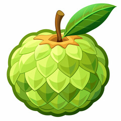 vector illustration of an apple