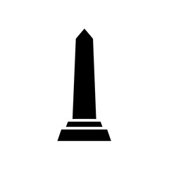 Minimalist Monument Obelisk Icon 