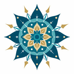 abstract flower design