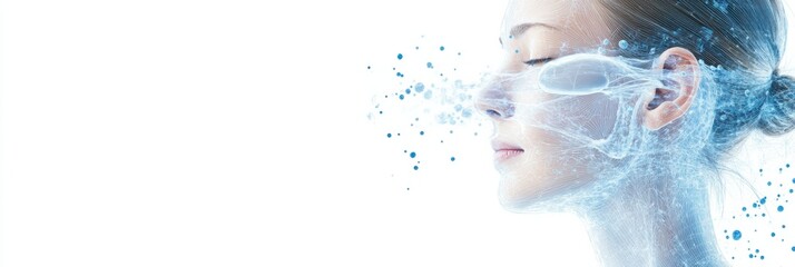 Detailed illustration showing ear, nose, and throat anatomy for educational purposes in ENT studies