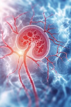 Understanding nephrosclerosis through an abstract visualization of kidney arterial damage from high blood pressure