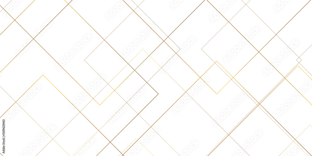 Leinwandbilder Abstract background golden square stock line background. abstract artistic of geometric background Gold gradient abstract seamless vector pattern. Minimal style website banner, decoration Vector.	