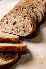 Sliced Whole Grain Bread Loaf