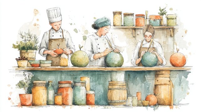 Creating delightful dishes culinary masterpieces in an engaging workshop