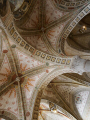 Obraz premium Interior of Santa Maria delle Grazie church at Milan, Italy