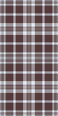 Elegant brown and white plaid pattern.  Perfect for textile design, fashion, website backgrounds, or any project needing a classic, sophisticated texture.