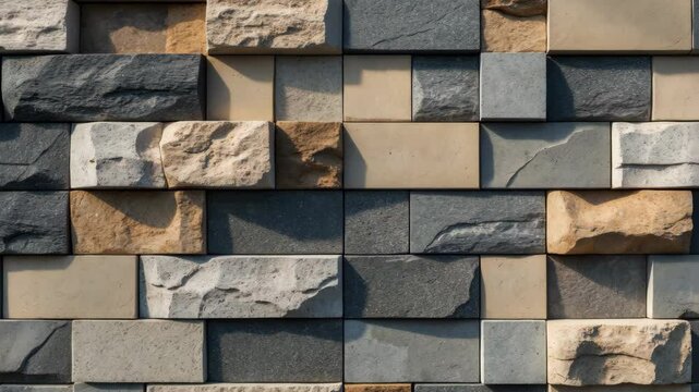 gray stone wall made of natural material