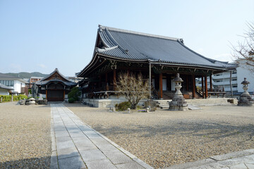 山科別院長福寺　庫裏と本堂　京都市山科区竹鼻