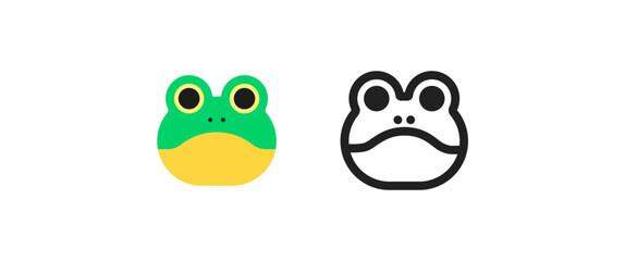 Fototapeta premium Frog Face