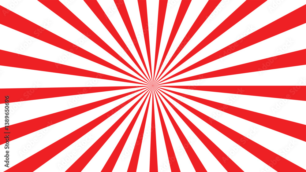 Poster red spiral optical illusion background with hypnotic swirl of curved lines radiating from center dyn
