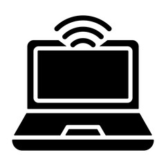 Computer Network Solid Solid Icon