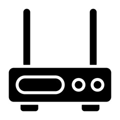Modem Solid Solid Icon
