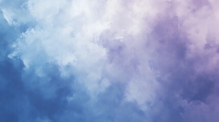 Fototapeta premium Dreamy blue and purple cloudy sky.