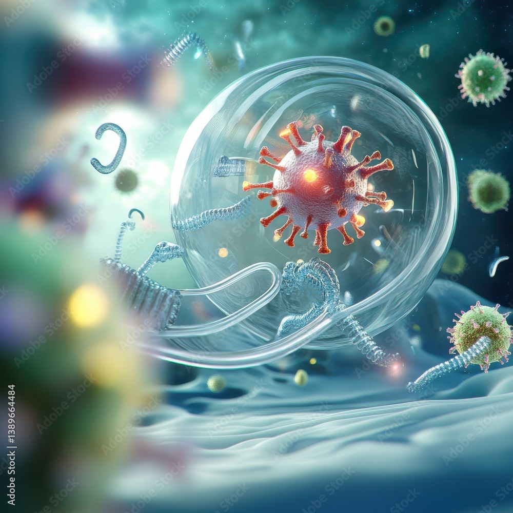 Poster dormant viruses reactivating in hosts understanding their behavior in scientific research laboratory