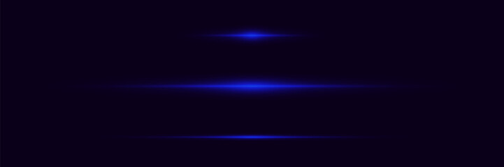 Blue speed lines, horizontal laser beam effect.