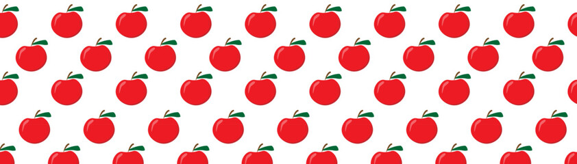 apple red pattern on transparent background,