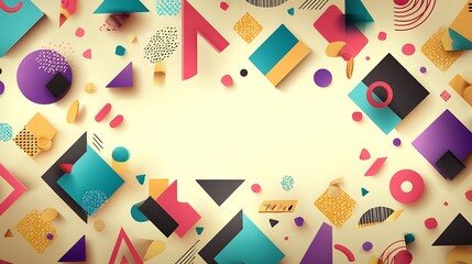Fototapeta premium Abstract background with modern design elements in clean layout minimal texture and empty space