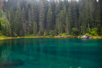 Lake Carezza, Trentino – A Stunning Alpine Gem in the Dolomites