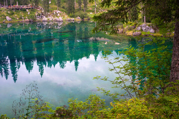 Lake Carezza, Trentino – A Stunning Alpine Gem in the Dolomites