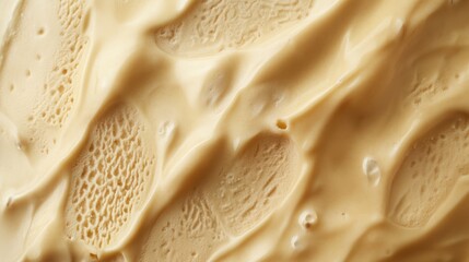 Fototapeta premium Creamy caramel ice cream texture (1)