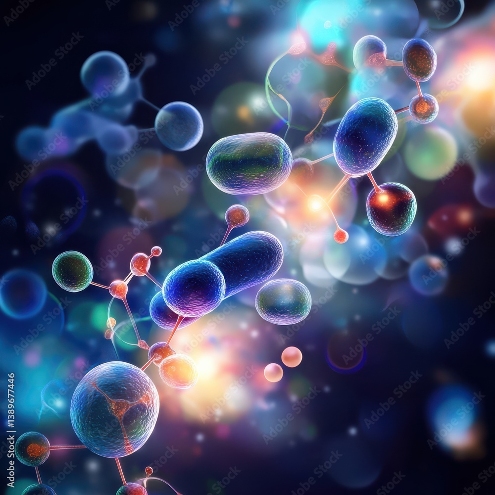 Poster rapid bacterial reproduction through binary fission in a microscopic environment gigapixel analysis