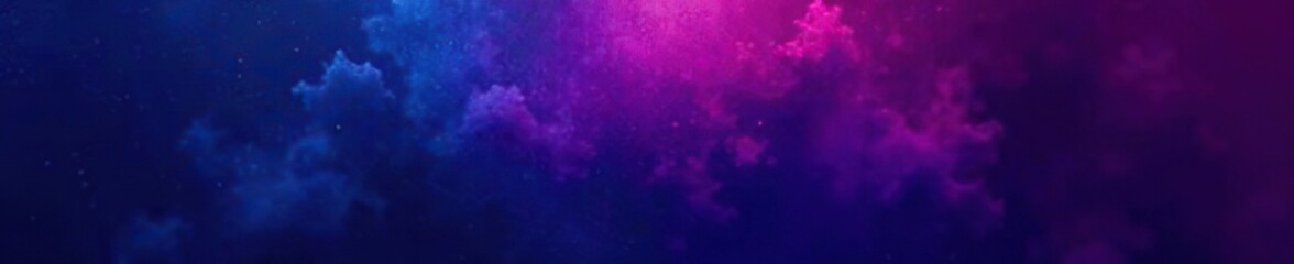 Dark grainy gradient background with a blend of blue, magenta, pink, purple, and black colors, perfect for a banner, poster, or abstract design,  design,  black