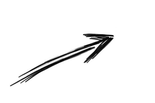 Abstract Arrow Illustration On Black Background Pointing Upward