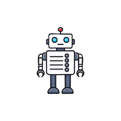 Naklejka premium robot icon