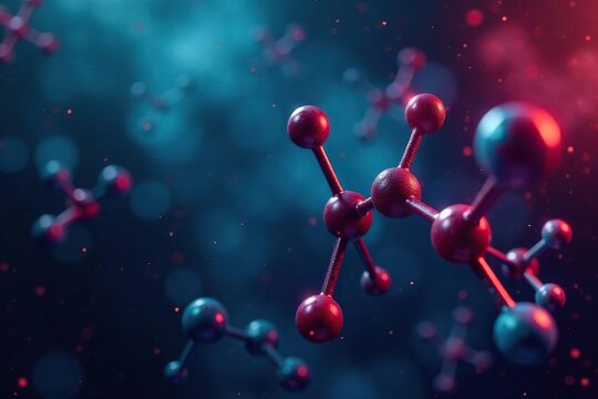 Dynamic abstract background featuring molecular structures and chemical engineering concepts,  engineering,  background