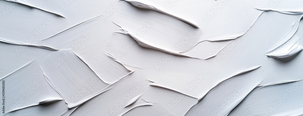 Poster close-up view of black and white abstract painting featuring irregular smear techniques and intrigui