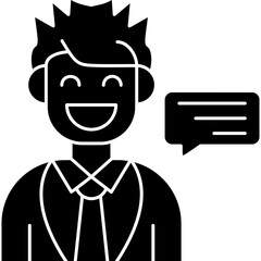 Interview Icon Vector Element