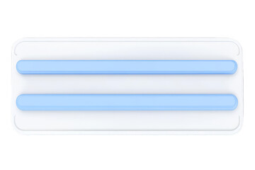 Fototapeta premium Abstract Blue Lines Illustration On Transparent Background Modern Design