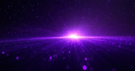 Obraz premium A purple sky with a bright star in the middle