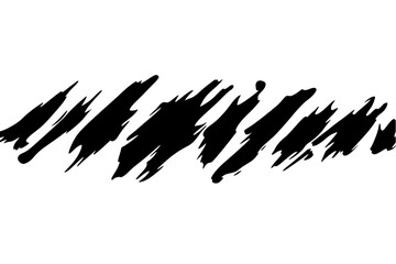 Abstract Glitch Pixel Digital Lines On Black Background