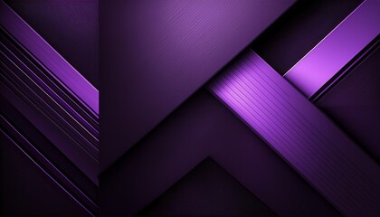 Fototapeta premium Black deep purple abstract modern background for design. Geometric shape. 3d effect. Lines,