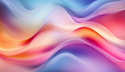 Abstract, fluid, vibrant, wavy, colorful, dynamic background