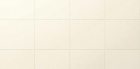 Cream colored tile background with a subtle matte finish,  floor,  smooth