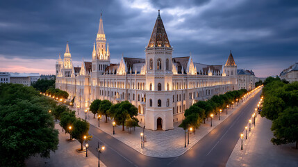Obraz premium dusk at the grand cathedral