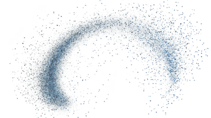 Abstract Shape Illustration On Transparent Background Glitter Sparkle Effect