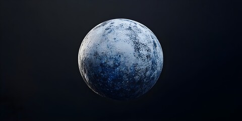 A shot of the Earth floating in space against a black background.