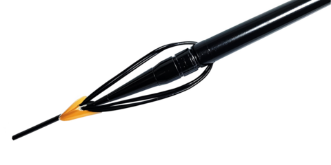 Black Spear Isolated Against Transparent Background A Weapon Illustration