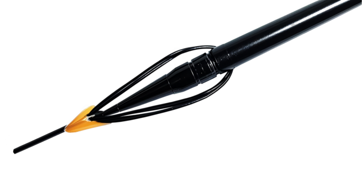 Black Spear Isolated Against Transparent Background A Weapon Illustration