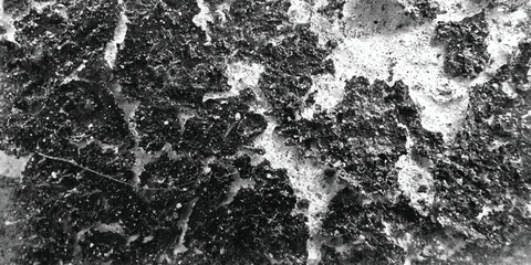 An abstract and interpretive representation of surface quality, perhaps alluding to feelings of roughness, age, or natural erosion, in monochrome.
