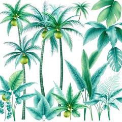 palm trees background
