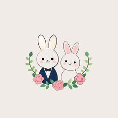 easter bunny with egg
