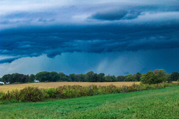 landscape with clouds