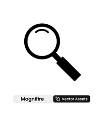 magnifire icons set vector illustration. vector stock