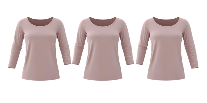 Isolated Pink Shirt Apparel Illustration On A Transparent Background