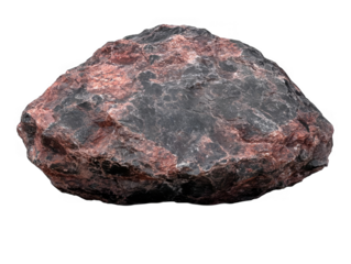 Isolated Realistic Rock Texture On Transparent Background Illustration