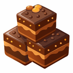 two dice on white background